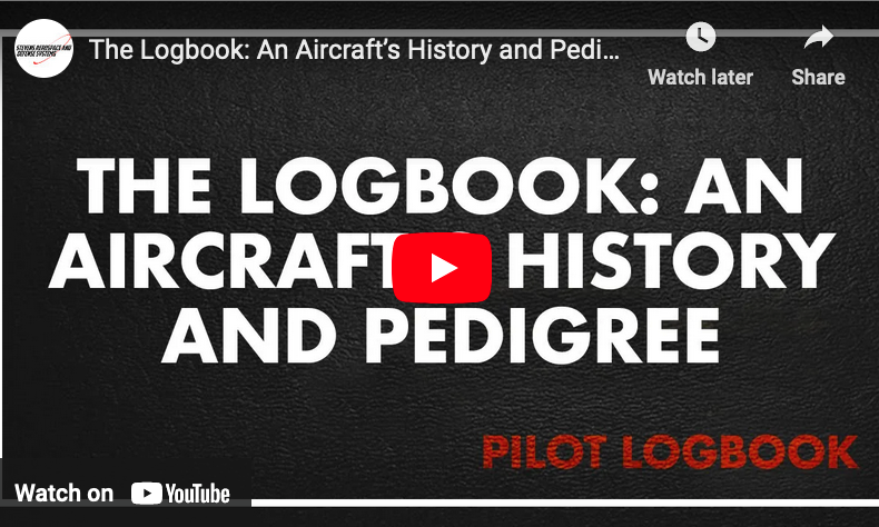 The Logbook - An aircraft history and pedigree