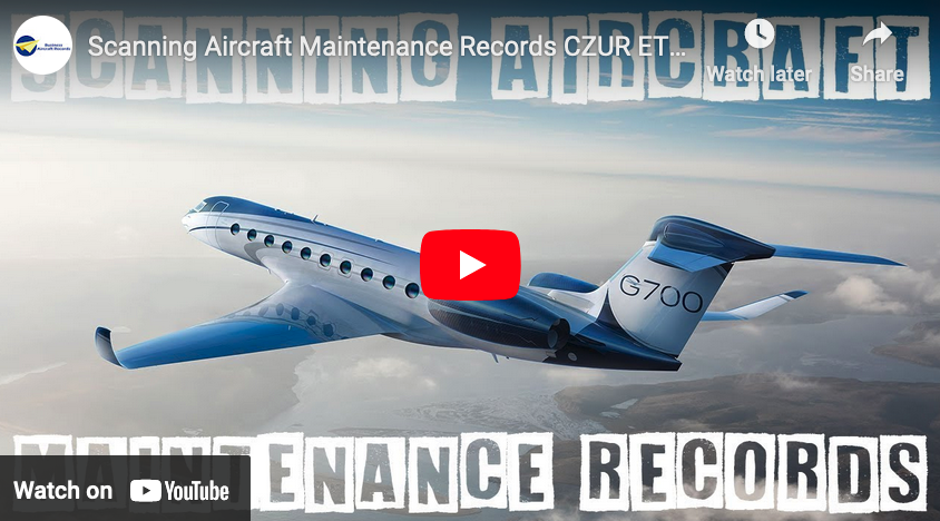 Scanning Aircraft Maintenance Records CZUR ET18 | Electronic Logbooks