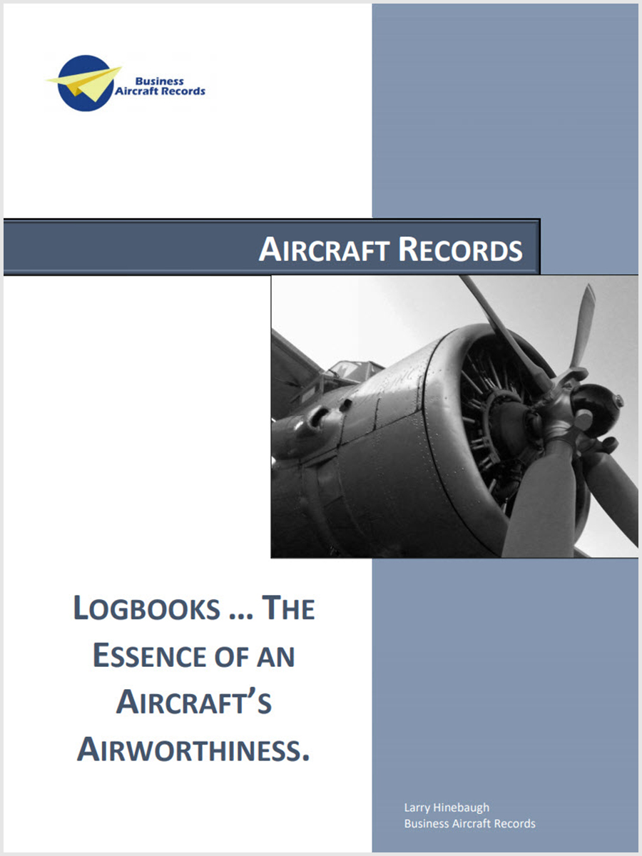 Aircraft Logbooks The Essence Of A Business Jet's Airworthiness